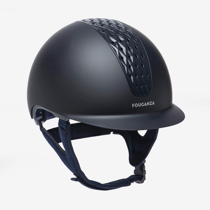 Fouganza Reithelm 520 Erwachsene/Kinder blau