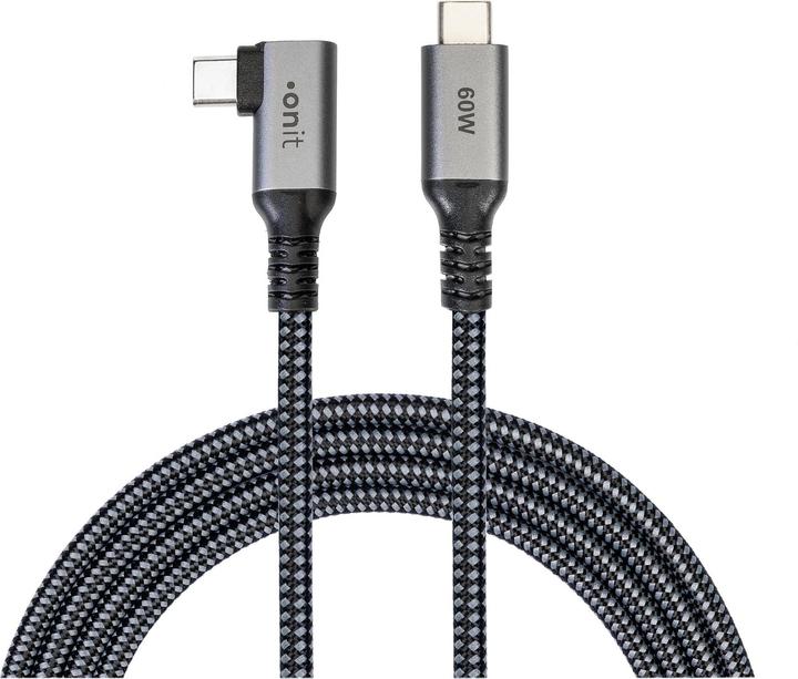 Onit USB4-Kabel Pro USB C - USB C 5 m, Abgewinkelt (5 m, USB 4.0)