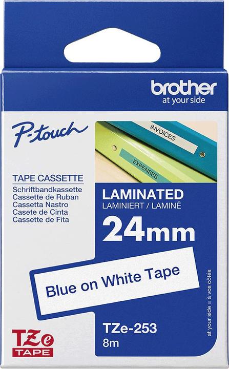 Produktbild Brother Laminiertes Band (2.40 cm, Blau, Weiss)