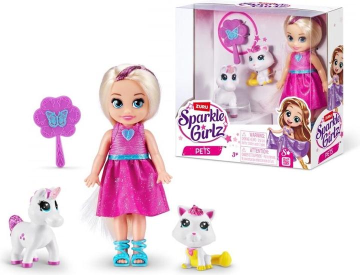 Actual product image BigBuy Fun Doll Sparkle Girlz 12 cm Unicorn Fairy