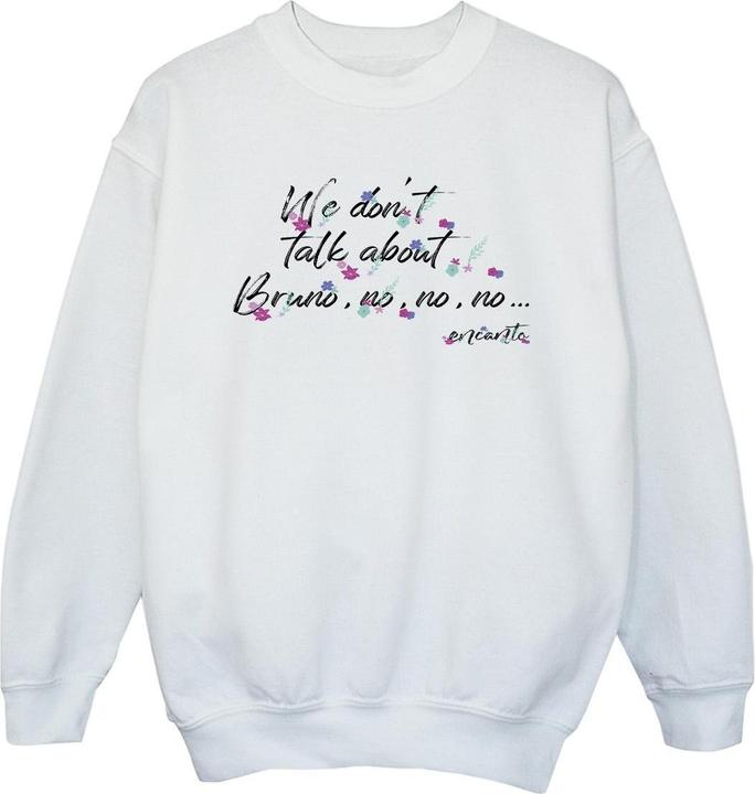 Actual product image Disney Girls Encanto We Dont Talk About Bruno No No Sweatshirt (104)