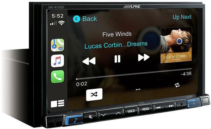 Actual product image Alpine INE-W720D (Android car, Apple Carplay)