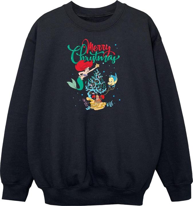 Immagine prodotto Disney Princess Ariel Merry Christmas Felpa Ragazze (140, 146)