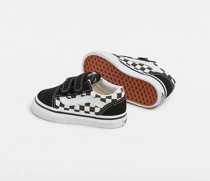 Produktbild Vans TD Old Skool V (PRIMARY CHECK) BLK/WHITE (21)