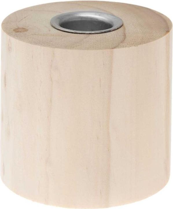 Produktbild Rico Design Holz Kerzenhalter rund, Ø 7,5 cm.700733