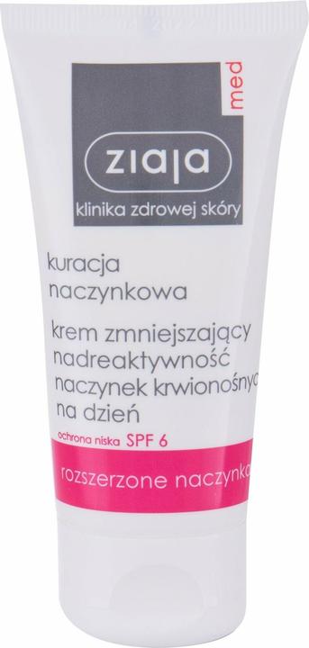 Immagine prodotto Ziaja Idratante per pelli con tendenza all'arrossamento Spf 6 Cura capillare 50 Ml (Crema solare, 50 ml)