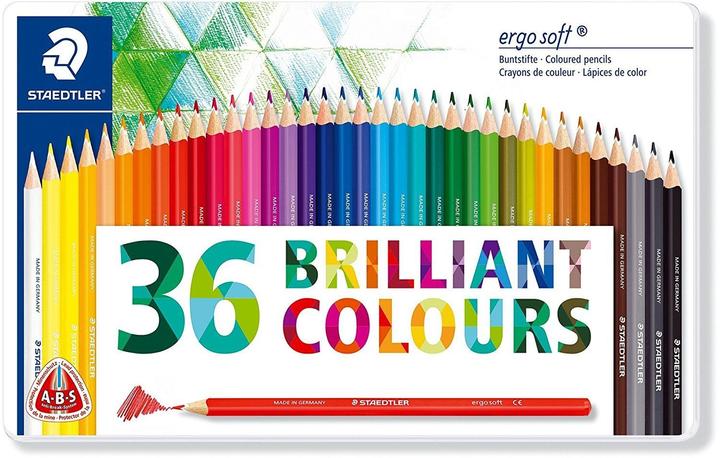 Actual product image Staedtler Ergosoft colored pencils 36 pcs 100% FSC (Mixed colours, 36 x)