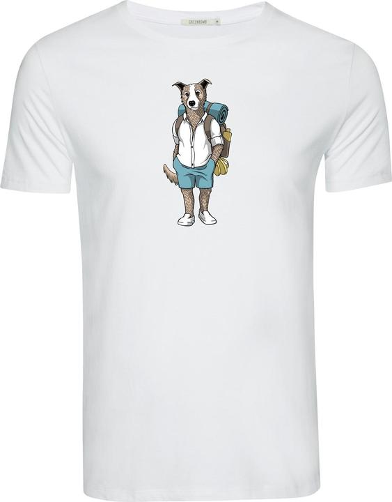 Actual product image Greenbomb Animal Dog Traveller Guide T-Shirt (L)