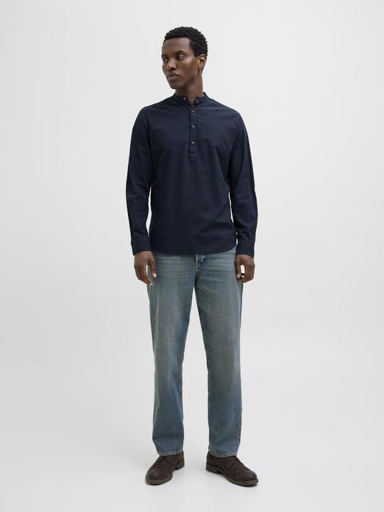 Produktbild Jack & Jones Jjesummer Half Placket Shirt Ls Sn (S)
