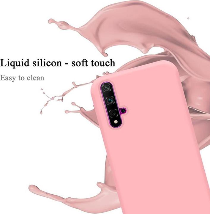 Image du produit Cadorabo TPU Liquid Silicone Case Cover (Huawei Nova 5T, Honneur 20, Taxe 20)