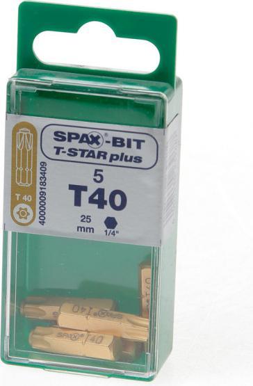 Actual product image Spax Screwdriver bits ® (T 40)