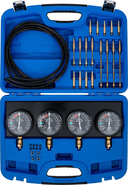 Produktbild BGS Synchron-Vergaser-Testgerät mit 4 Synchronuhren 29-tlg.