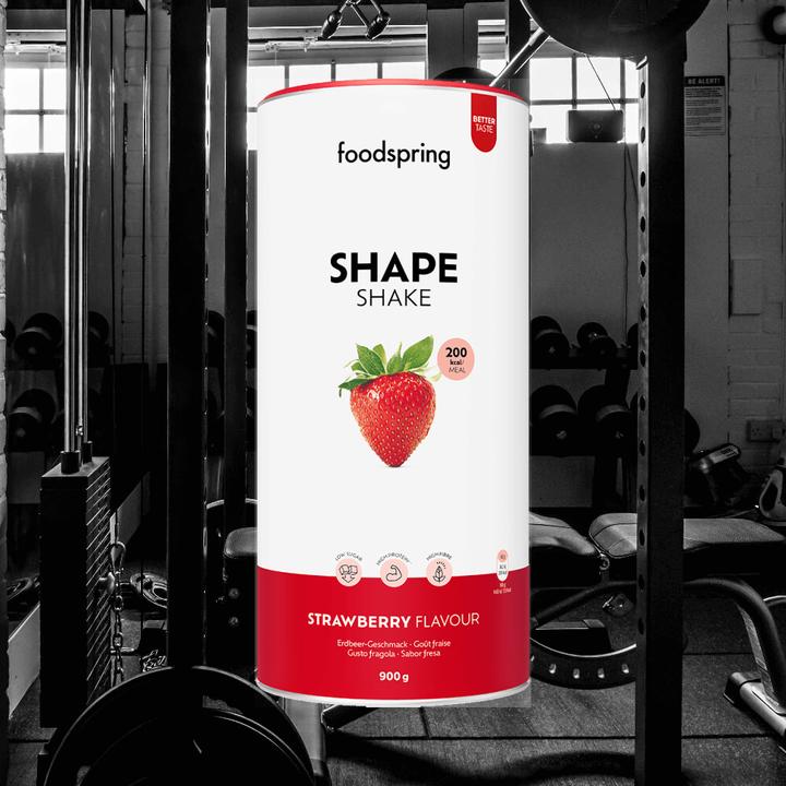 Actual product image Foodspring Shape Shake (Strawberry, 1 pcs., 900 g)