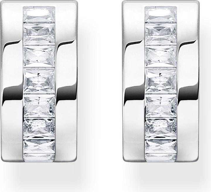 Produktbild Thomas Sabo Creolen Weisse Steine Pavé Silber (925er Silber)