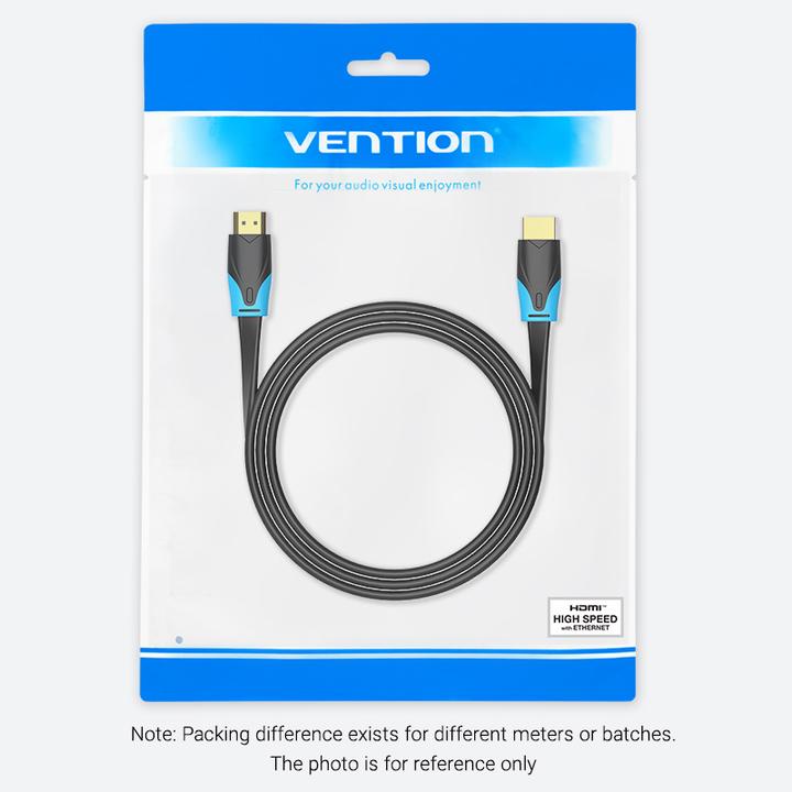Produktbild Vention Flat HDMI Cable 5m VAA-B02-L500 (Black) (5 m, HDMI)