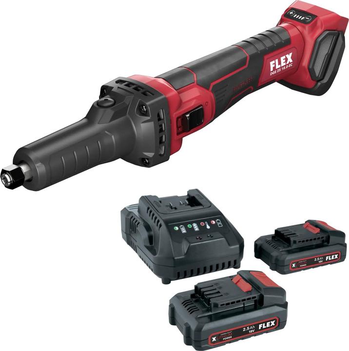 Productafbeelding Flex-Tools Zubehör 532740 P-Set 22 Q Akku-Set 18V 2,5Ah - 2 x AP18.0/2.5 Akku + 18-Volt-Ladegerät