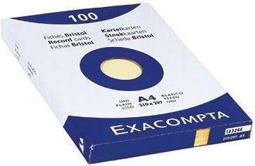 Produktbild Exacompta Karteikarten (210 x 297 mm, 205 g/m², 100 x)