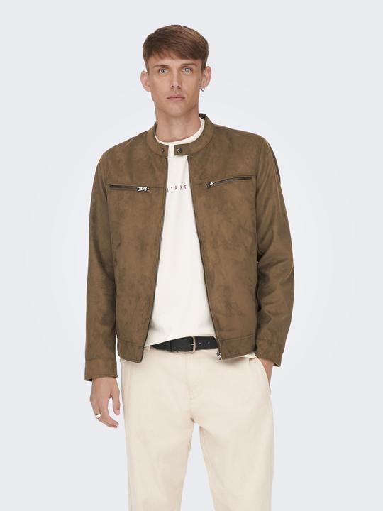 Immagine prodotto Only & Sons Giacca in finto camoscio (XL)