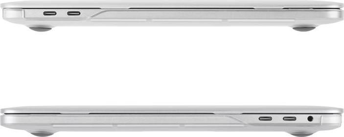 Actual product image Moshi iGlaze Hardshell Case for 13-inch MacBook Pro (Thunderbolt 3/USB - 2020) - Stealth Clear (13", Apple)