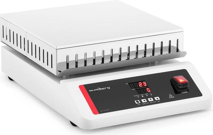 Steinberg Laborheizplatte Heizplatte mit Temperaturregelung 1380 W 30 x 30 cm 350 °C