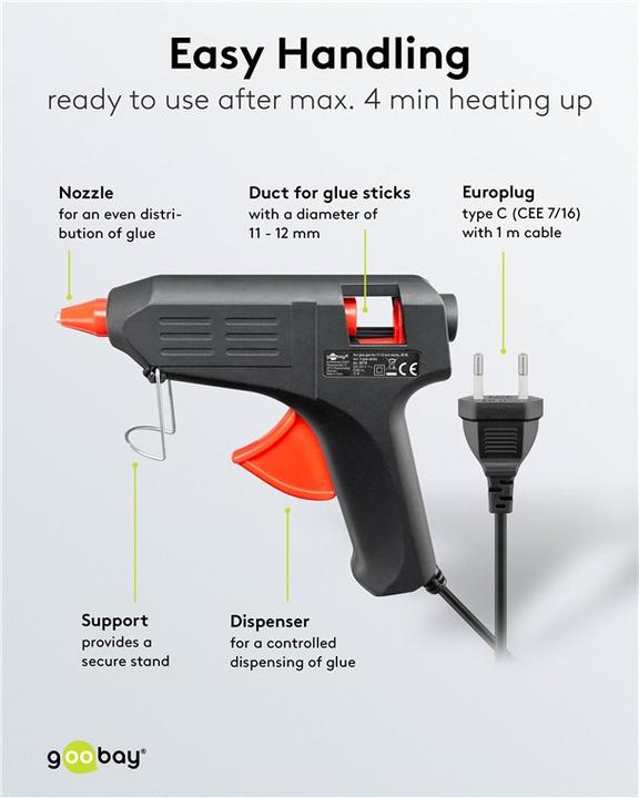 Actual product image FixPoint Hot glue gun