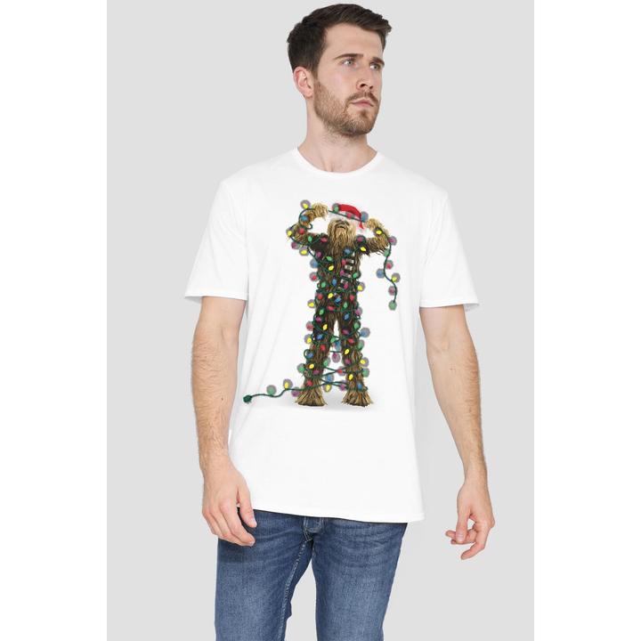 Immagine prodotto Star Wars Maglietta Natale Chewbacca Luci da Favola Uomo (M)