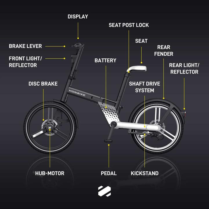 Produktbild Honbike HF01 rot