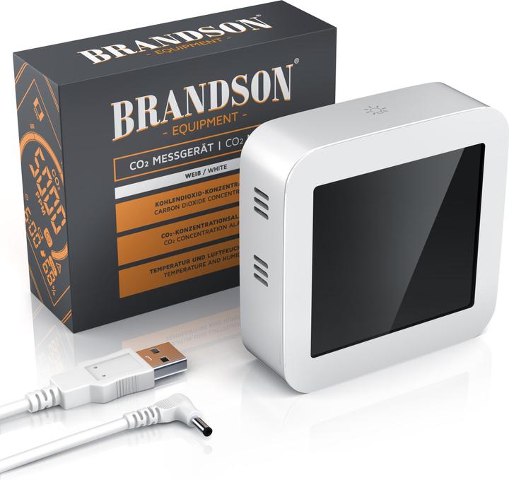 Actual product image Brandson CO2 meter
