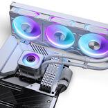 Actual product image Phanteks Glacier One 360D30 X2 DRGB AiO Wasserkühlung - 360mm, weiss