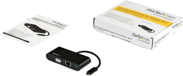 Actual product image StarTech USB-C VGA Multiport Adapter (USB-C, 3 Ports)