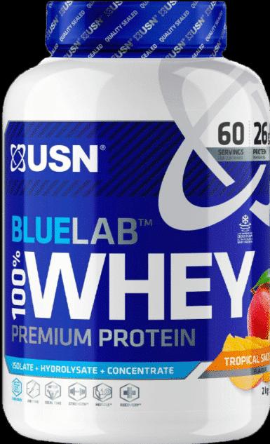 Produktbild USN Blue Lab 100% Whey Protein (Tropical Smoothie, 1 Stk., 2306 g)