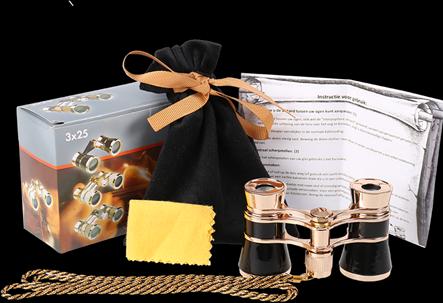 Actual product image Byomic Theatre Binoculars 3x25 Gold/Black (3 x)