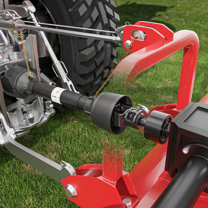 Immagine prodotto Wiltec Frizione a ruota libera PTO 220 mm, filettatura maschio/femmina 1 3/8" Albero PTO 6 Multi Spline (Accessori per trattori)