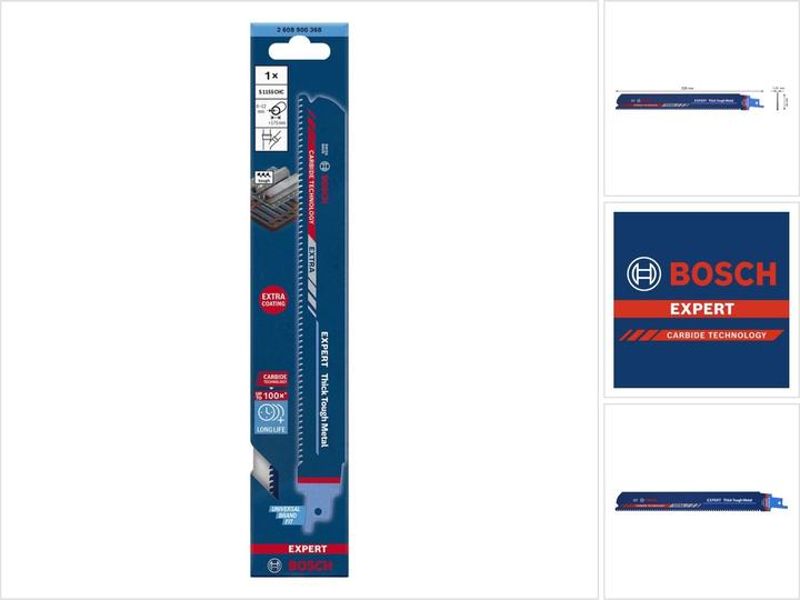 Energy Label Bosch Professional Zubehör Expert reciprocating saw blade
