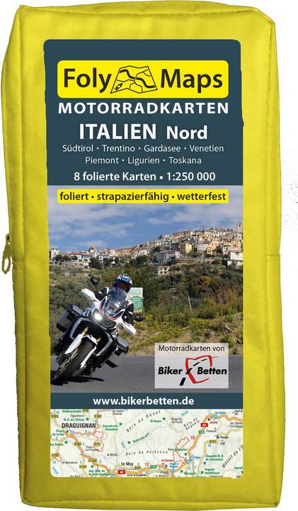 FolyMaps Motorradkarten Italien Nord