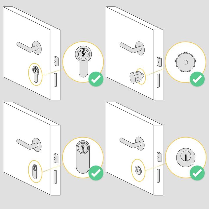 Actual product image Nuki Smart Lock 3.0 EU cylinder (Smartphone)
