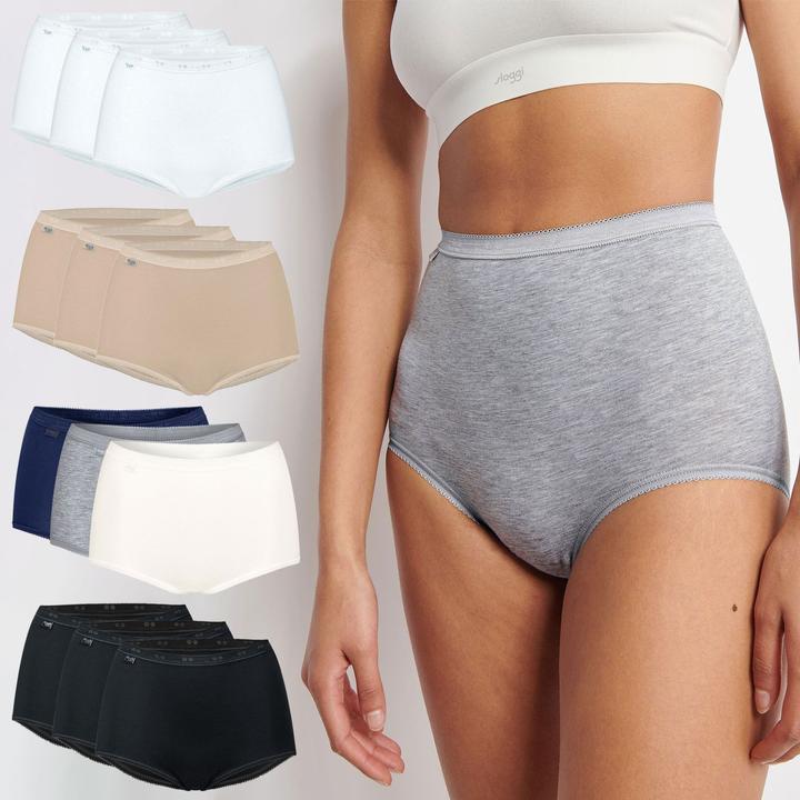 Produktbild Sloggi Basic+ Maxi Slip (L, 3er Pack)