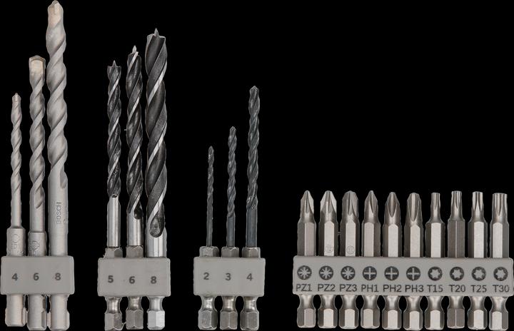 Immagine prodotto Bosch Zubehör Set misto SDS-Quick (4 mm, 6 mm, 8 mm)