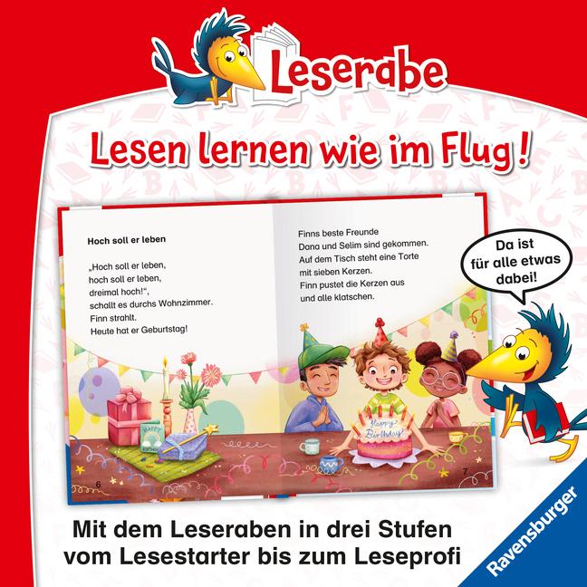 Actual product image Ravensburger Ein fantastischer Geburtstag - lesen lernen mit dem Leserabe - Erstlesebuch - Kinderbuch ab 6 (German, Maya of Bird, Phine Wolff, 2024)