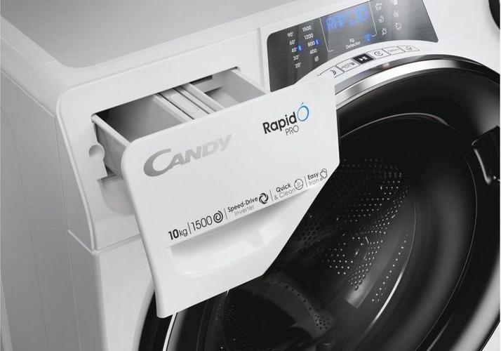 Produktbild Candy Waschmaschine RP 5106BWMBC/1-S (10 kg, Links, EU-Stecker)