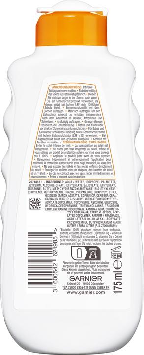 Produktbild Garnier Ambre Solaire Hydra (Sonnenmilch, SPF 50, 175 ml, 175 g)