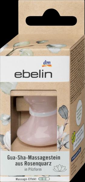 Actual product image dm ebelin Gua-Sha-Massagestein Rosenquarz