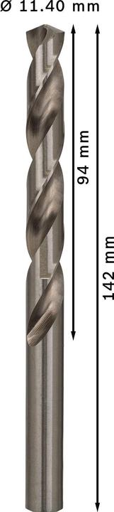 Image du produit Bosch Professional Zubehör Foret hélicoïdal PRO Metal HSS-G, 11,4 x 94 x 142 mm (11,4 mm)