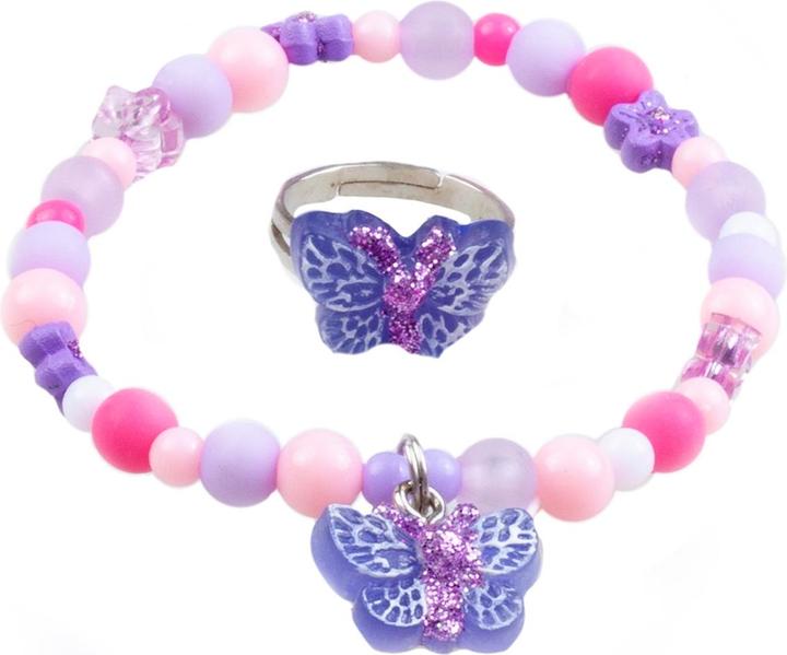 Immagine prodotto Great Pretenders Bracciale e anello scintillante (1 cm)