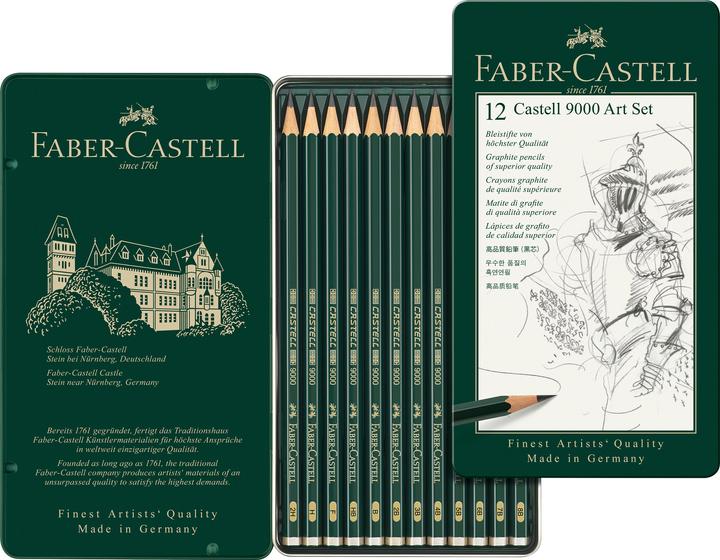 Produktbild Faber-Castell Castell 9000 (2H, 12 x)