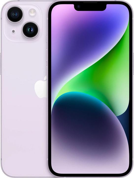 Produktbild Re!commerce iPhone 14 (128 GB, Violett, Purple, 6.10", 12 Mpx, SIM + eSIM, B / Sehr gut)