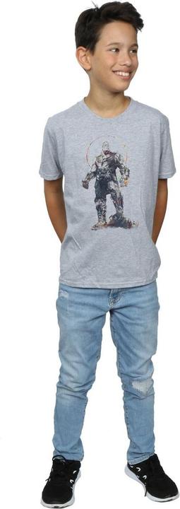 Actual product image Boys Avengers Infinity War Thanos Sketch T-Shirt (152, 158)