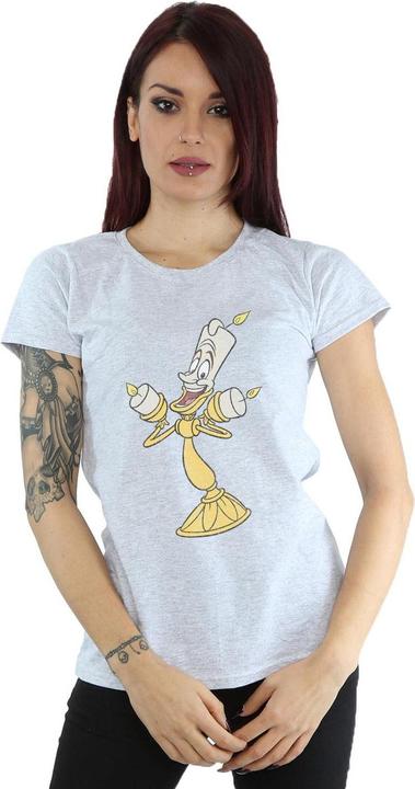 Immagine prodotto Disney Beauty And The Beast Lumiere Distressed Maglietta Donna (S)