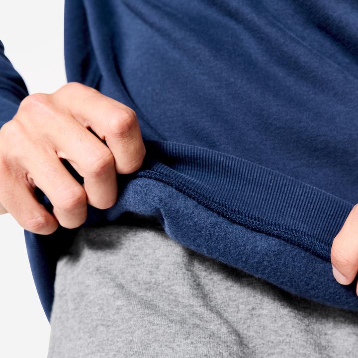 Produktbild Domyos Sweatshirt Herren warm Baumwolle - dunkelblau (S)