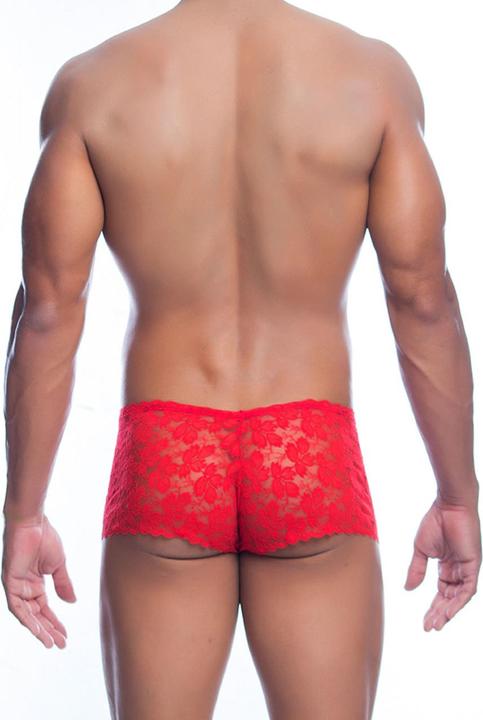 Image du produit MaleBasics Rose Lace Boy Short (L)